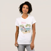 Kerst op het strand Kerstmis Bella + Canvas T-shirt (Voorkant volledig)