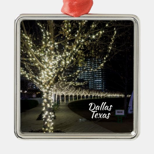 Kerst op Klyde Warren Park Ornament (Voorkant)