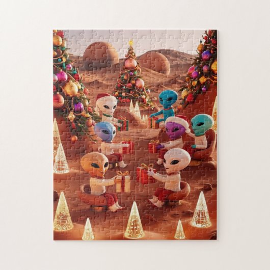 Kerst op Mars Puzzel (Verticaal)