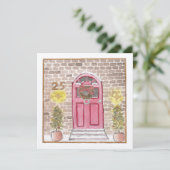 Kerst op nummer 25 feestdagenkaart (Staand voorkant)