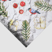 Kerst op perkament tissuepapier (Detail)