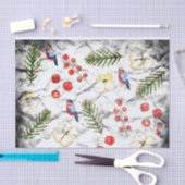 Kerst op perkament tissuepapier (Craft)