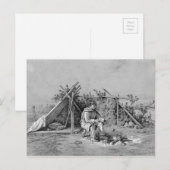 Kerst op Picket. Feestdagenkaart (Voorkant / Achterkant)