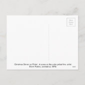 Kerst op Picket. Feestdagenkaart (Achterkant)