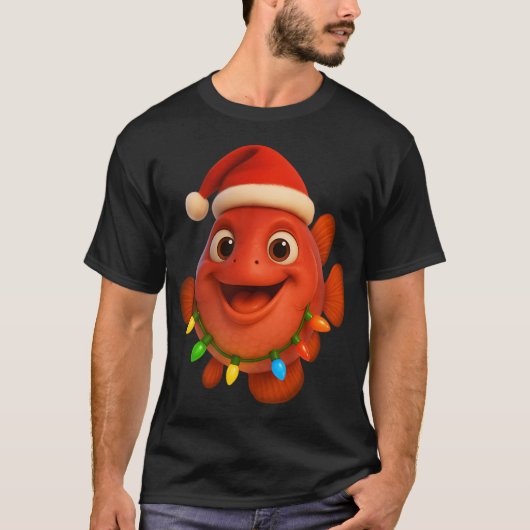 Kerst Opah Vis T-shirt (Voorkant)