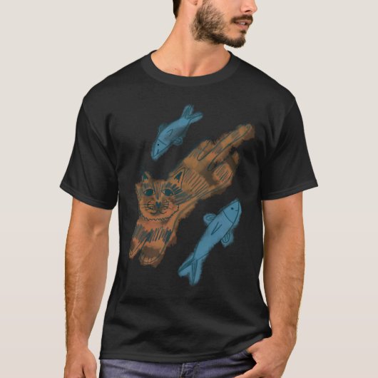 Kerst Opaleye-vis T-shirt (Voorkant)