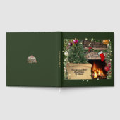 Kerst open haard (aanpasbaar) gastenboek (Volledig)