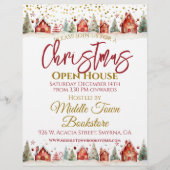 Kerst Open Huis Business Flyer (Voorkant)