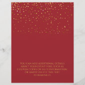 Kerst Open Huis Business Flyer (Achterkant)