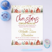 Kerst Open Huis Business Flyer (Enkel)