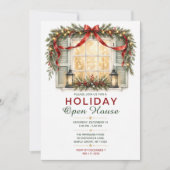 Kerst Open Huis Feest Kaart (Voorkant)