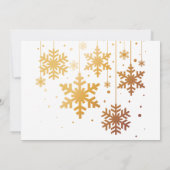 Kerst Open Huis Feestdagenkaart (Achterkant)