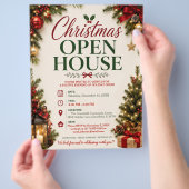 Kerst Open Huis Flyer (Hand)