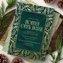 Kerst Open Huis Folie Uitnodiging