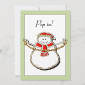 Kerst Open Huis Kaart (Voorkant)