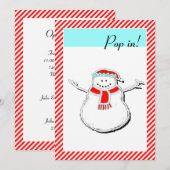 Kerst Open Huis Kaart (Voorkant / Achterkant)