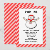 Kerst Open Huis Kaart (Voorkant / Achterkant)