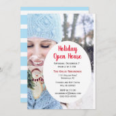 Kerst Open Huis / Kerstfeest Kaart (Voorkant / Achterkant)