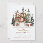 Kerst Open Huis Kerstvakantie uitnodiging (Voorkant)