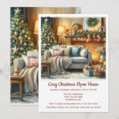 Kerst Open Huis met Sfeer Kaart (Voorkant / Achterkant)