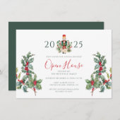 Kerst Open Huis Notenkraker Open Huis Kaart (Voorkant / Achterkant)