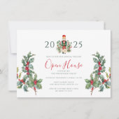 Kerst Open Huis Notenkraker Open Huis Kaart (Voorkant)