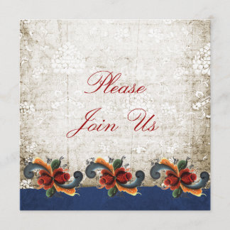 Kerst Open Huis Rosemaling Scandinavisch Kaart