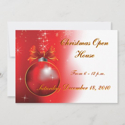 Kerst Open Huis, van 18.00 - 24.00 uur, F... Kaart (Voorkant)