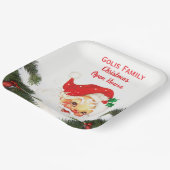 Kerst Open Huis Vintage Sinterklaas  Papieren Bordje (Gebogen)