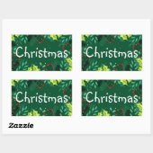 Kerst Opslag Sticker Labels (Vel)