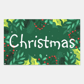 Kerst Opslag Sticker Labels
