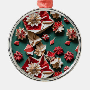 Kerst origami handwerk11- Keramisch Ornament