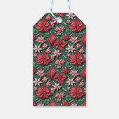 Kerst origami handwerk 12 -Gift Label Cadeaulabel (Voorkant)