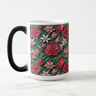 Kerst origami handwerk 12 - Koffie Mok