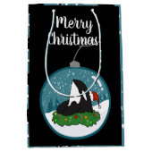 Kerst Orka Moordwalvis Medium Cadeauzakje (Voorkant)