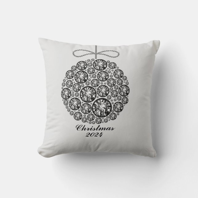 Kerst Ornament 2024 Kussen (Voorkant)