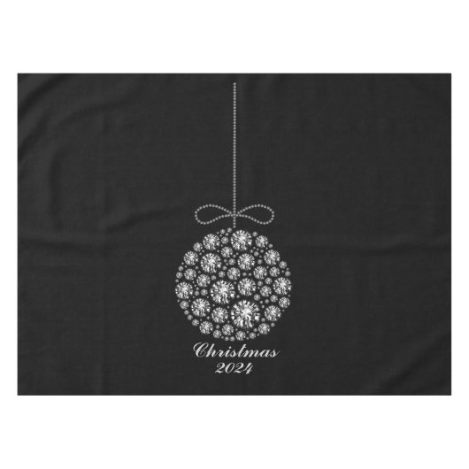 Kerst Ornament 2024 Tafelkleed (Voorkant (Horizontaal))