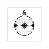 Kerst Ornament Art Stamp Rubberstempel (Afrduk)