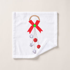 Kerst ornament badhanddoek set bad handdoek