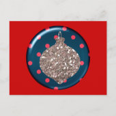Kerst Ornament Ball Briefkaart (Voorkant)