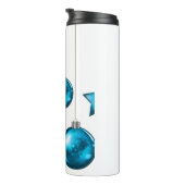 Kerst Ornament Ballen & Sterren Thermische Tumbler Thermosbeker (Geroteerd rechts)