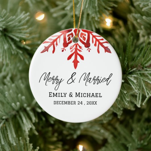 Kerst Ornament bruiloft gunst (Boom)