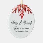 Kerst Ornament bruiloft gunst (Rechts)