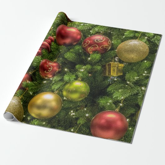 Kerst ornament Decor inpakpapier (Uitgerold)
