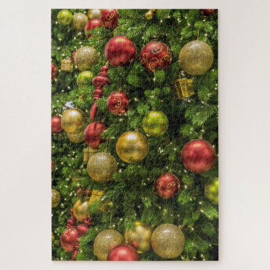 Kerst ornament decor puzzel (Verticaal)