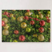 Kerst ornament decor puzzel legpuzzel (Horizontaal)