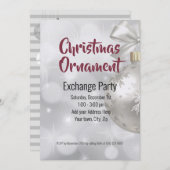 Kerst Ornament Exchange Ideeën Kaart (Voorkant / Achterkant)