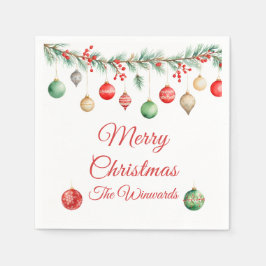 Kerst Ornament Exchange Party Garland Servet