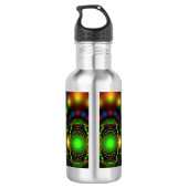 Kerst Ornament Fractal Ontwerp-29440 Waterfles (Achterkant)
