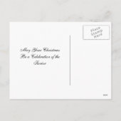 Kerst Ornament Geboorte Jezus Feestdagenkaart (Achterkant)